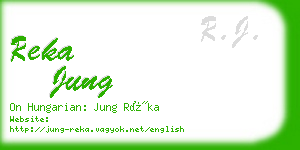 reka jung business card